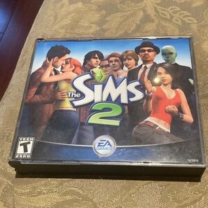 The Sims 2 Video Game by - Black Case